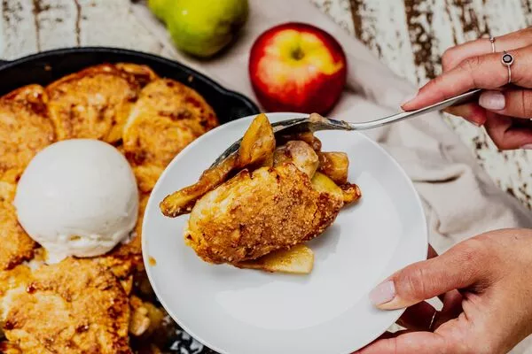 Apple Pear Cobbler