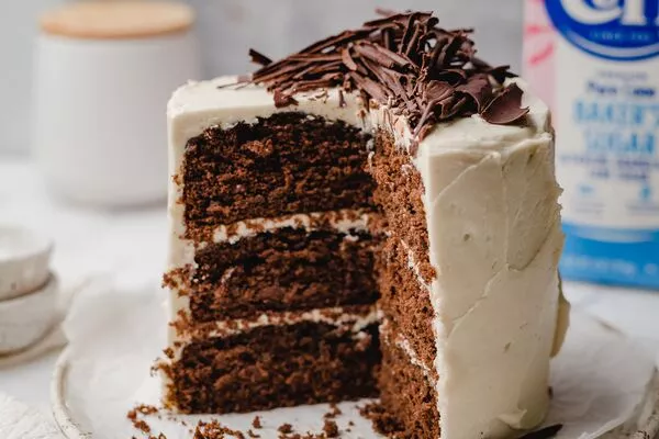 Chocolate Espresso Cake with Coffee Liqueur Buttercream