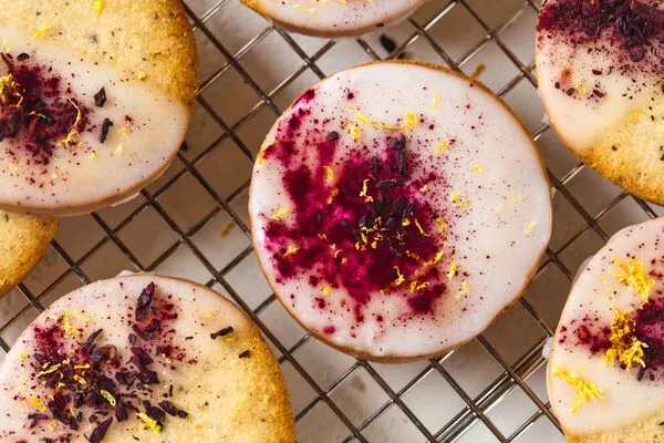 Hibiscus Lemon Cookies