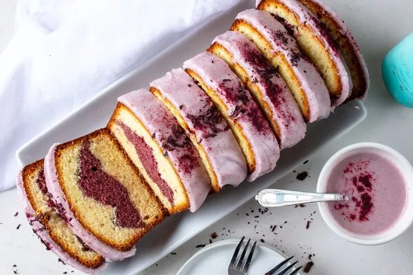 Hibiscus Loaf Cake