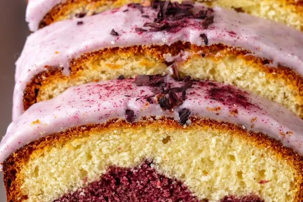 Hibiscus Loaf Cake