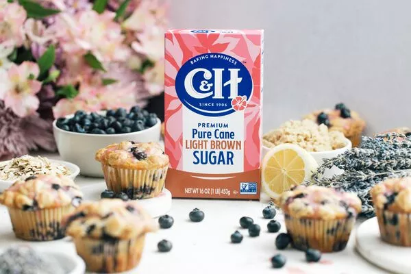 Lavender Blueberry Muffins