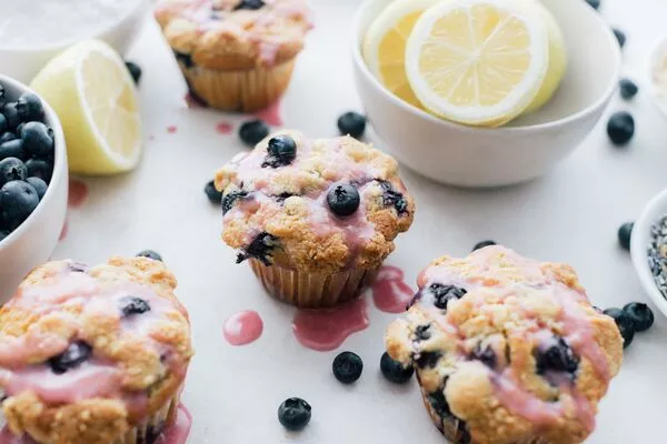 Lavender Blueberry Muffins