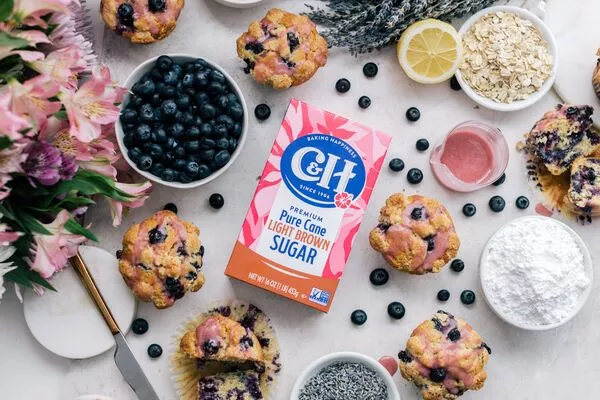 Lavender Blueberry Muffins