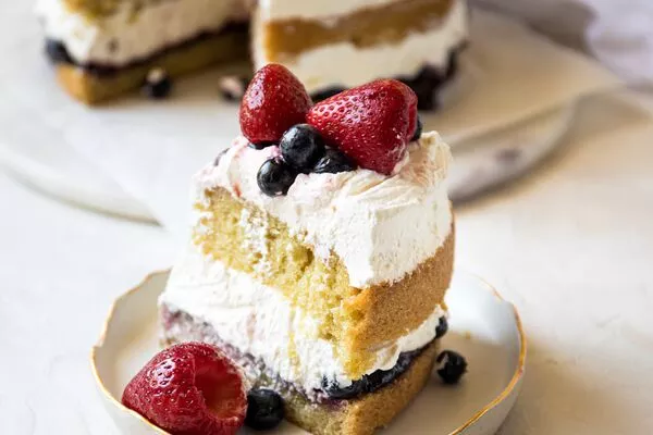 Layered Berry Cake