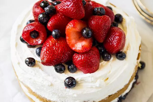 Layered Berry Cake