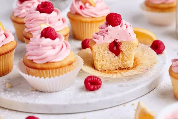 Raspberry Lemon Cupcakes