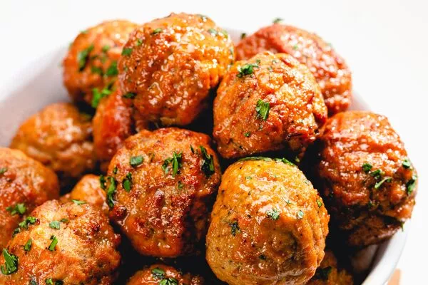 Slow Cooker Brown Sugar Glazed Turkey Meatballs