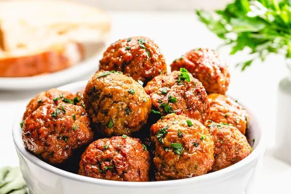 Slow Cooker Brown Sugar Glazed Turkey Meatballs
