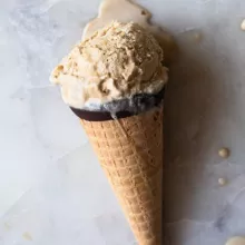 c&h dark brown sugar caramel crunch ice cream
