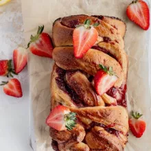 Strawberry Lemon Babka
