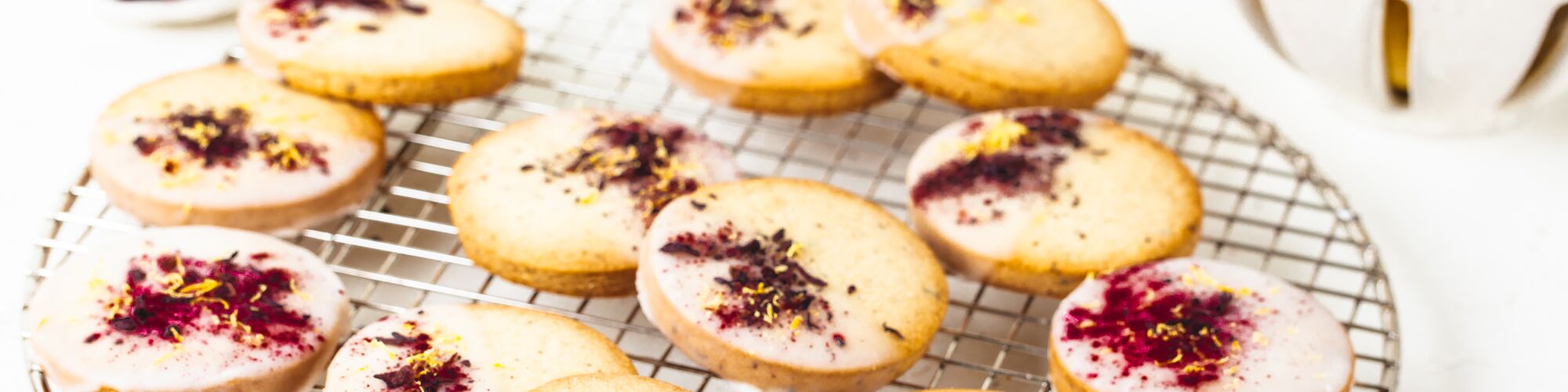 Hibiscus Lemon Cookies
