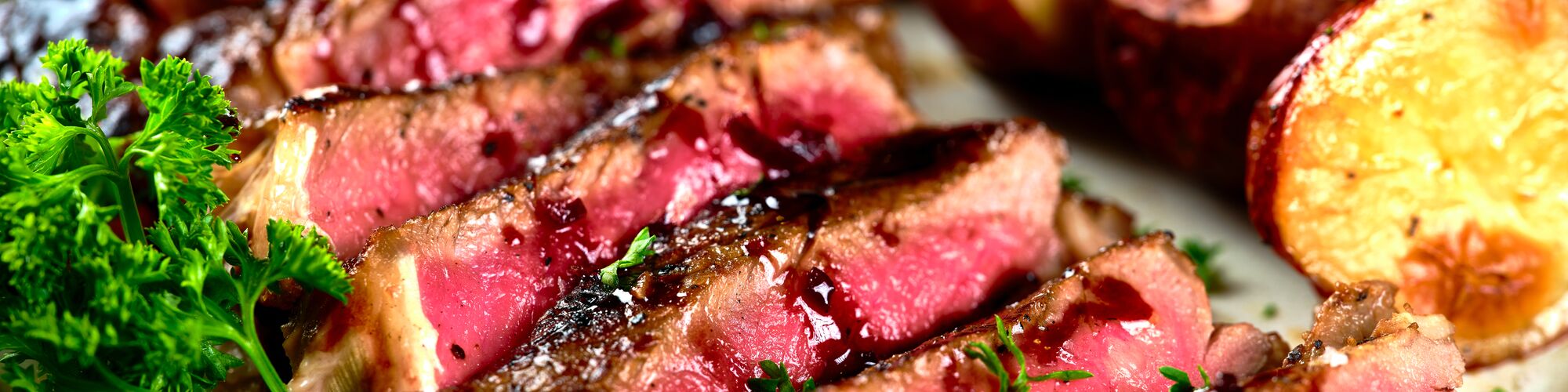 Ribeye Steaks with Red Wine Glaze