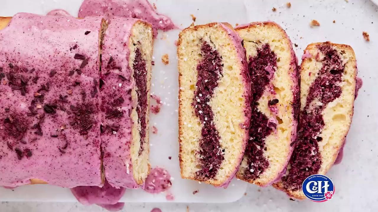 Hibiscus Loaf Cake