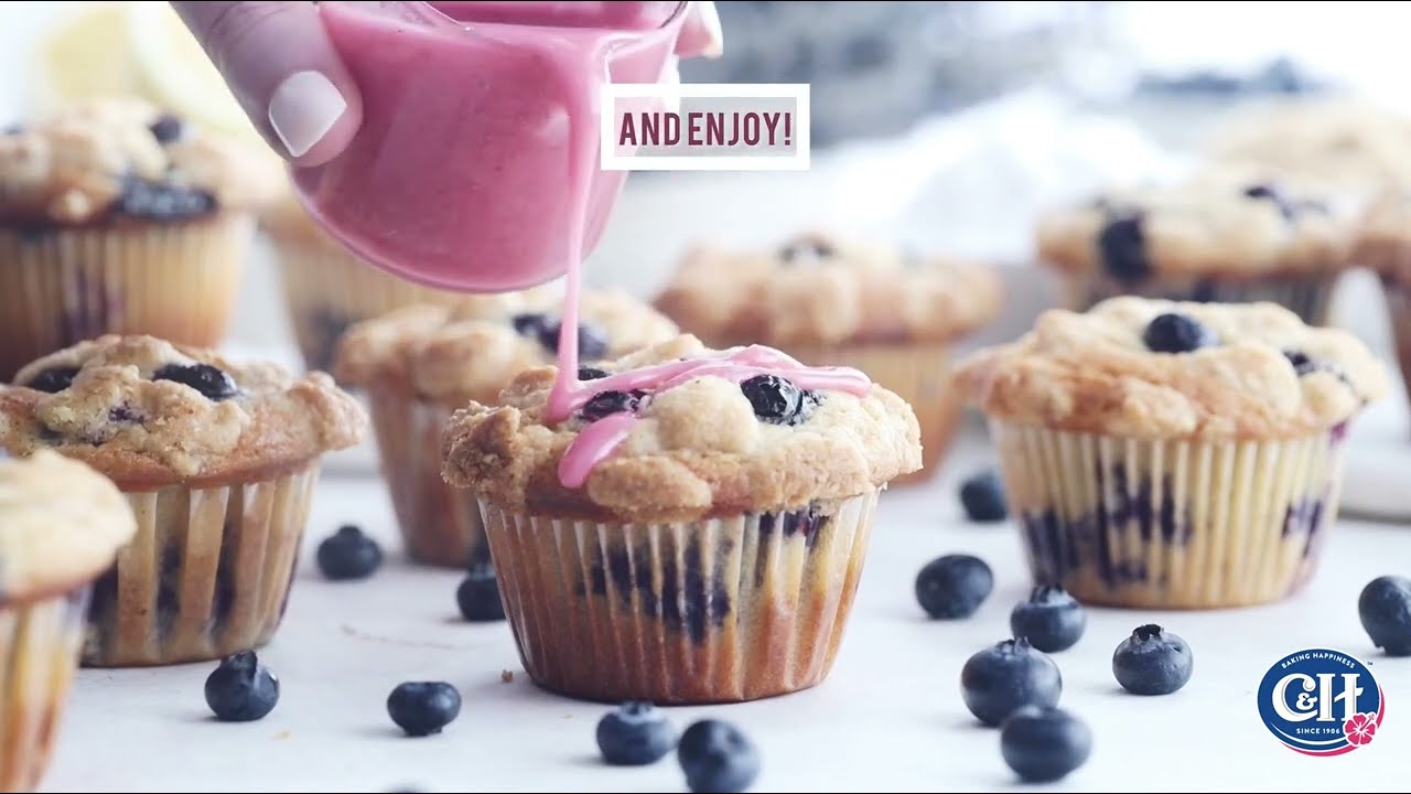 Lavender Blueberry Muffins