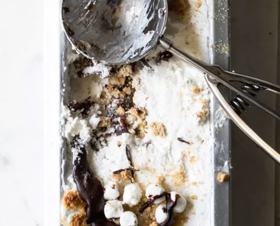 No Churn Smores Ice Cream