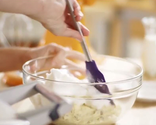 How To Fold In Egg Whites or Whipped Cream