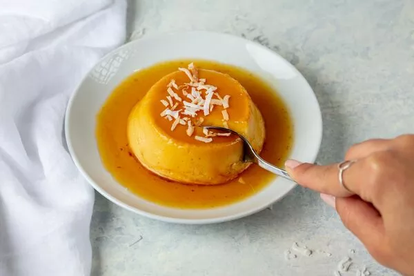 Coconut Cheese Flan
