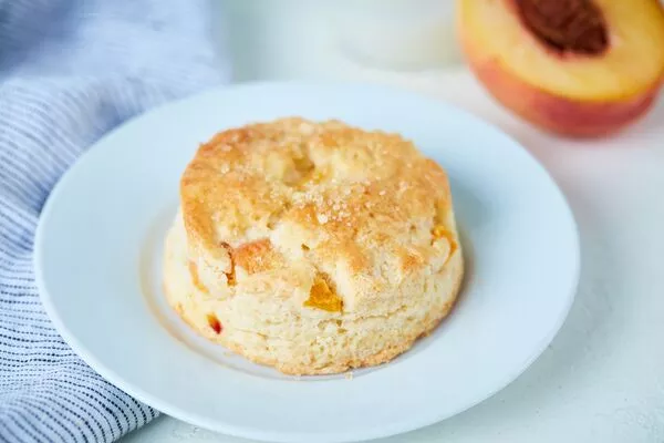Peaches and Cream Scones