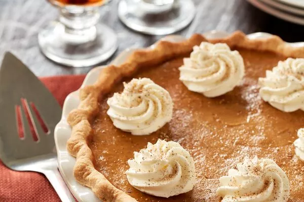 classic pumpkin pie baked with c&h light brown sugar