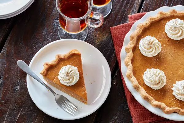 classic pumpkin pie baked with c&h light brown sugar