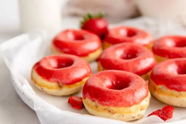 Strawberries and Cream Donuts