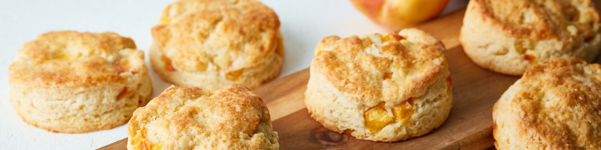 Peaches and Cream Scones