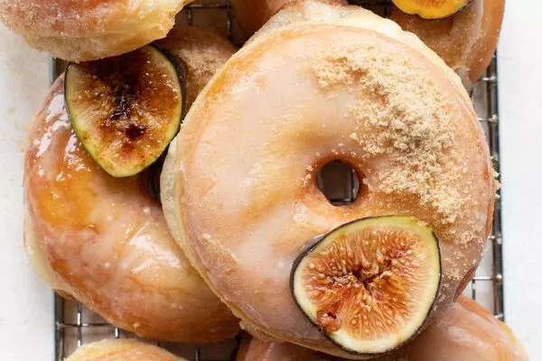 Caramelized Fig Yeast-raised Doughnuts
