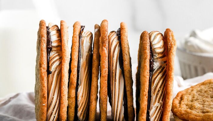 S'mores Sugar Cookie Sandwiches