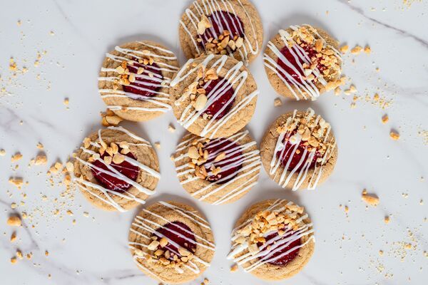 Peanut Butter & Thumbprint Cookies
