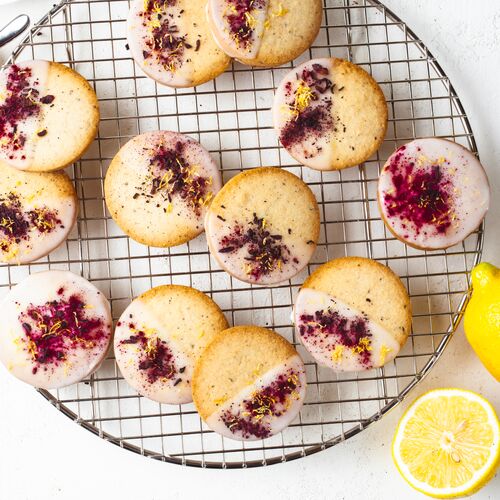 Hibiscus Lemon Cookies