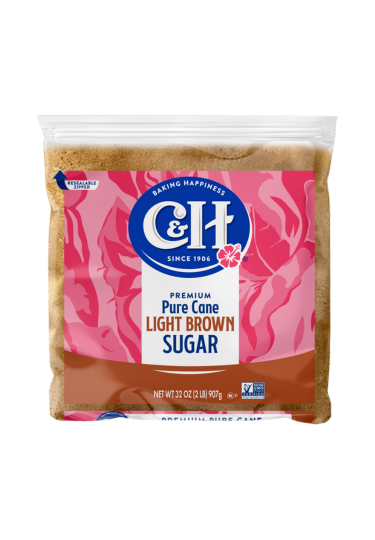 c&h premium pure cane light brown sugar
